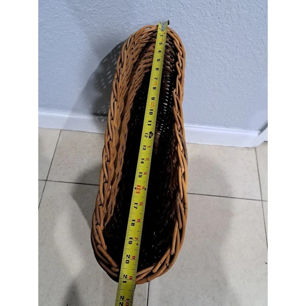 Rare WW2 German Army Wicker Artillery Basket‎ Ammo Shell Carrier Holds 4 Shells